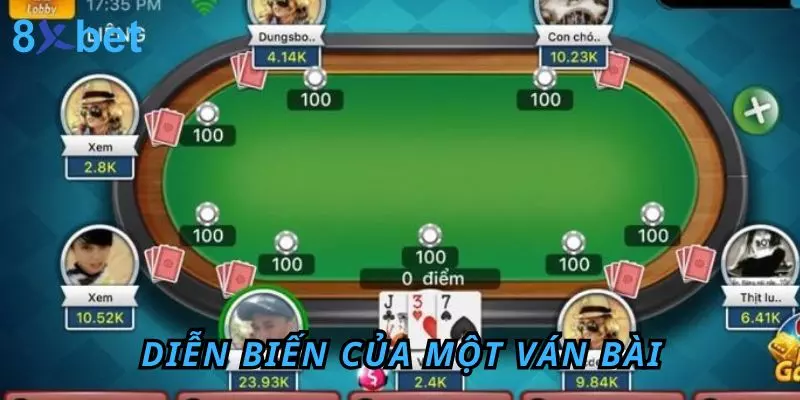 Bài Liêng - Khám Phá Cách Chơi Liêng Hấp Dẫn Tại 8Xbet Diễn biến của một ván bài